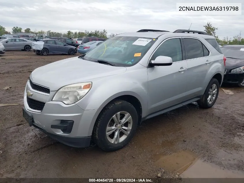 2010 Chevrolet Equinox Lt VIN: 2CNALDEW3A6319798 Lot: 40454728