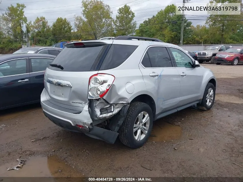 2010 Chevrolet Equinox Lt VIN: 2CNALDEW3A6319798 Lot: 40454728