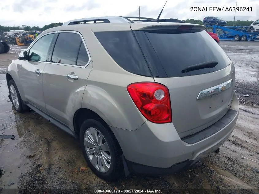 2010 Chevrolet Equinox Ltz VIN: 2CNALFEW4A6396241 Lot: 40465173