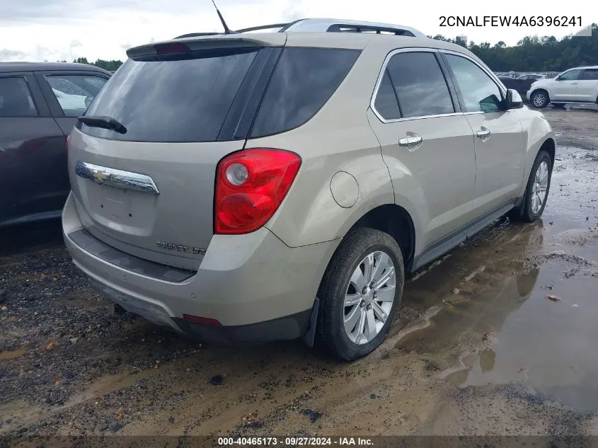 2010 Chevrolet Equinox Ltz VIN: 2CNALFEW4A6396241 Lot: 40465173