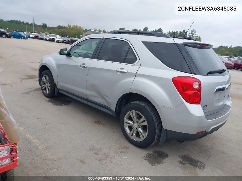 2010 Chevrolet Equinox Lt VIN: 2CNFLEEW3A6345085 Lot: 40483359