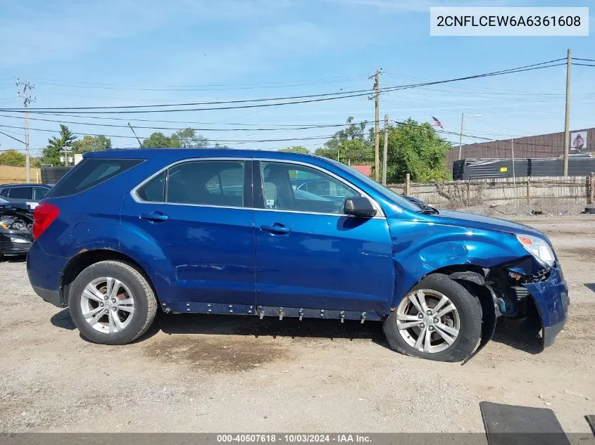 2010 Chevrolet Equinox Ls VIN: 2CNFLCEW6A6361608 Lot: 40507618