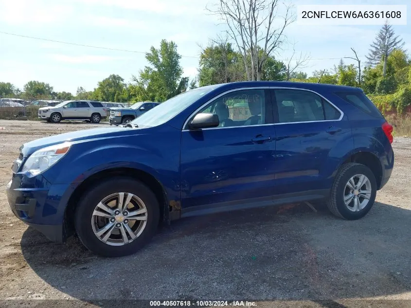 2010 Chevrolet Equinox Ls VIN: 2CNFLCEW6A6361608 Lot: 40507618