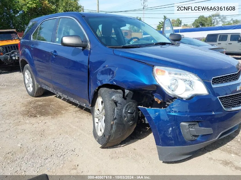 2010 Chevrolet Equinox Ls VIN: 2CNFLCEW6A6361608 Lot: 40507618