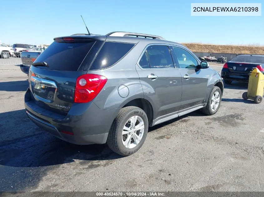 2010 Chevrolet Equinox Lt VIN: 2CNALPEWXA6210398 Lot: 40524570