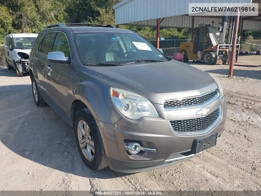 2010 Chevrolet Equinox Ltz VIN: 2CNALFEW7A6219814 Lot: 40527221