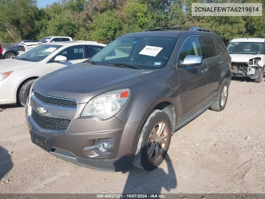 2010 Chevrolet Equinox Ltz VIN: 2CNALFEW7A6219814 Lot: 40527221