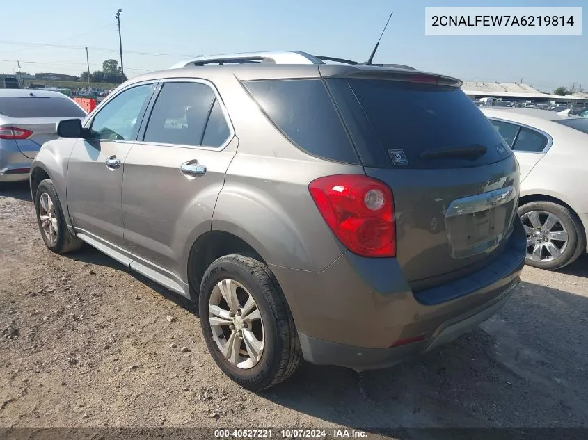 2010 Chevrolet Equinox Ltz VIN: 2CNALFEW7A6219814 Lot: 40527221