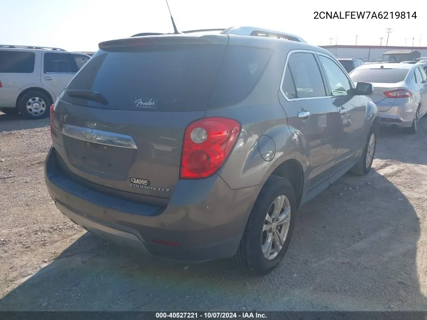 2010 Chevrolet Equinox Ltz VIN: 2CNALFEW7A6219814 Lot: 40527221