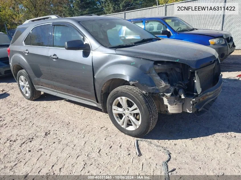 2010 Chevrolet Equinox Lt VIN: 2CNFLEEW1A6311422 Lot: 40531565