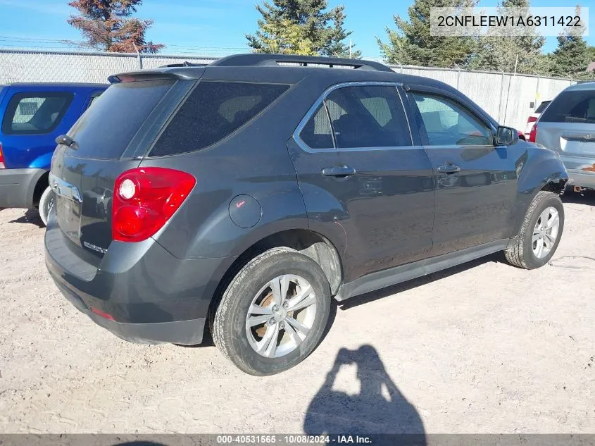 2010 Chevrolet Equinox Lt VIN: 2CNFLEEW1A6311422 Lot: 40531565