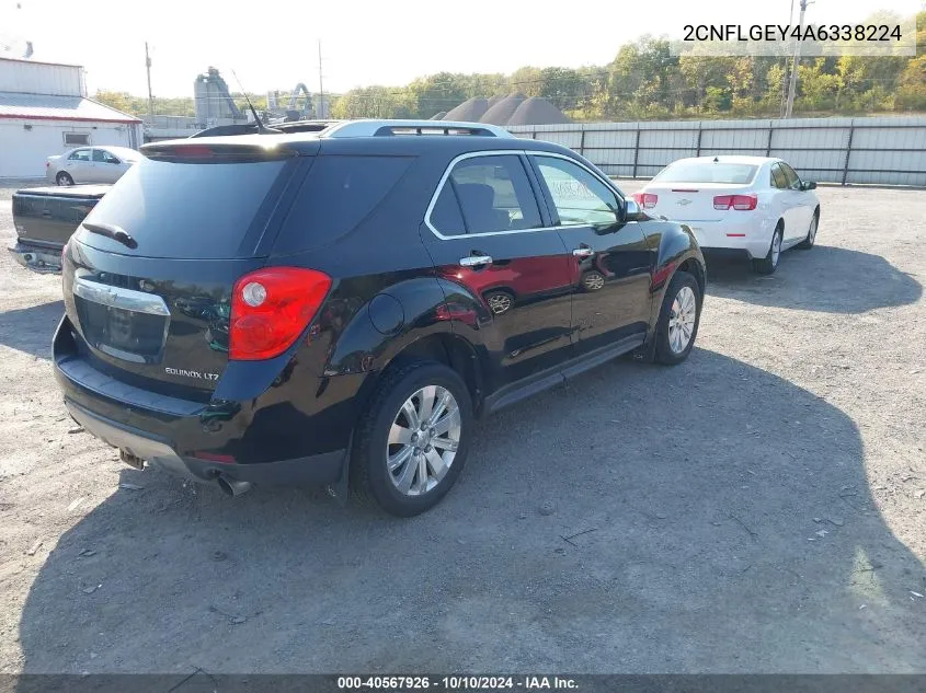 2010 Chevrolet Equinox Ltz VIN: 2CNFLGEY4A6338224 Lot: 40567926