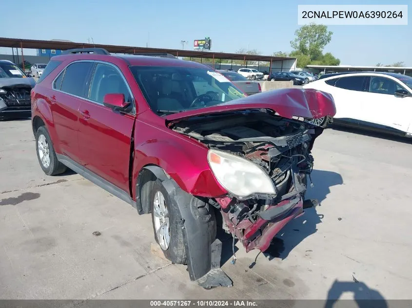 2010 Chevrolet Equinox Lt VIN: 2CNALPEW0A6390264 Lot: 40571267