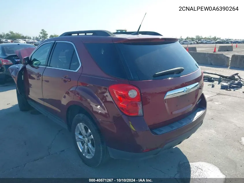 2010 Chevrolet Equinox Lt VIN: 2CNALPEW0A6390264 Lot: 40571267