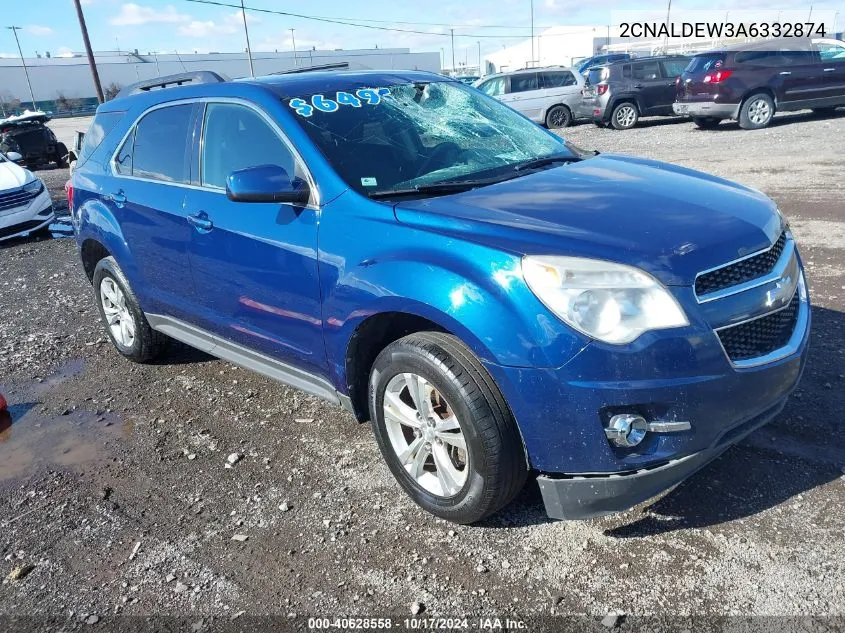 2010 Chevrolet Equinox Lt VIN: 2CNALDEW3A6332874 Lot: 40628558