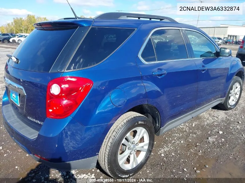 2010 Chevrolet Equinox Lt VIN: 2CNALDEW3A6332874 Lot: 40628558