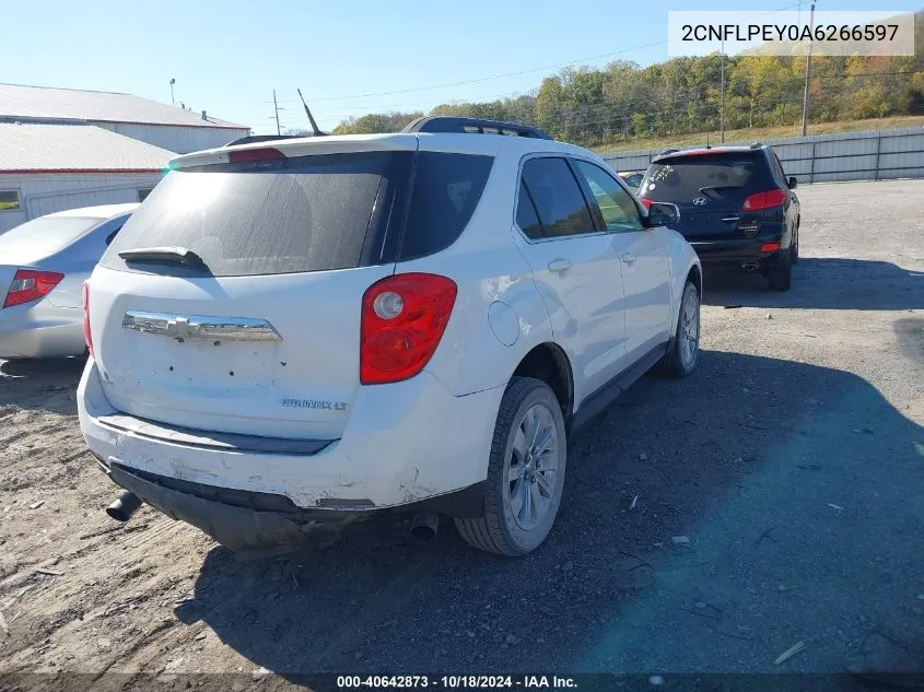 2010 Chevrolet Equinox Lt VIN: 2CNFLPEY0A6266597 Lot: 40642873