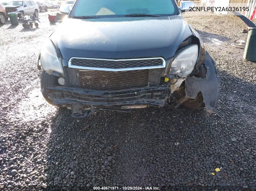 2010 Chevrolet Equinox Lt VIN: 2CNFLPEY2A6336195 Lot: 40671971