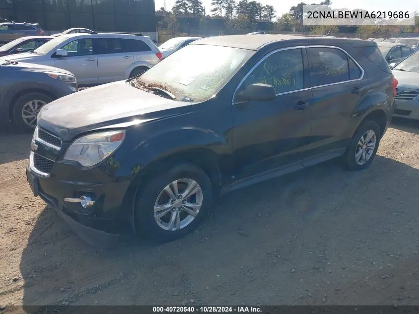 2010 Chevrolet Equinox Ls VIN: 2CNALBEW1A6219686 Lot: 40720540