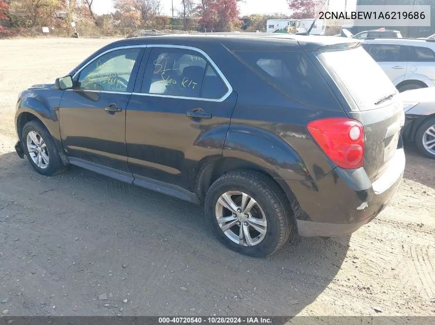 2010 Chevrolet Equinox Ls VIN: 2CNALBEW1A6219686 Lot: 40720540