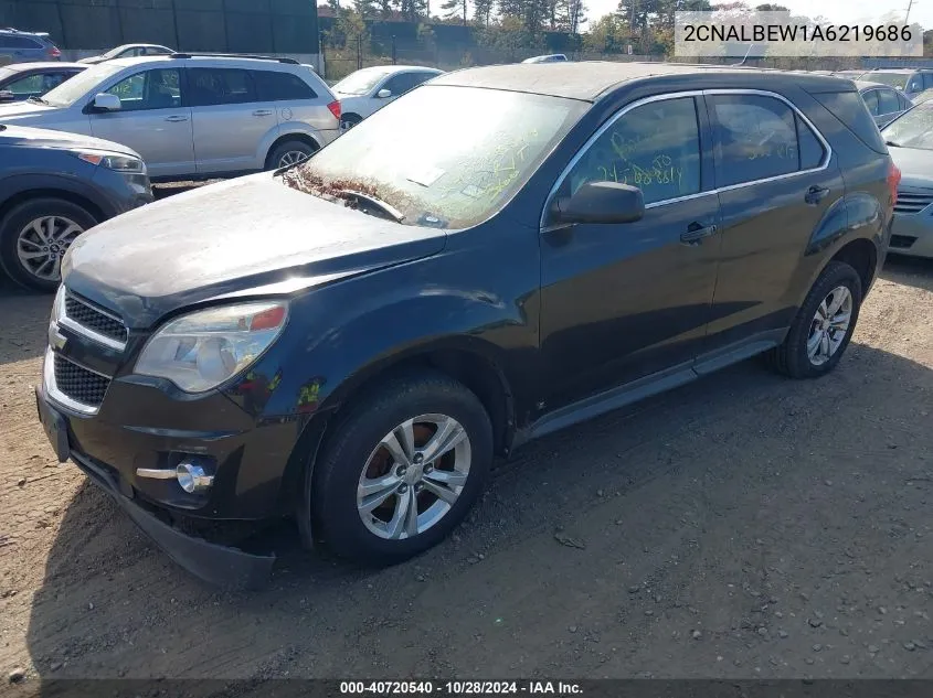 2010 Chevrolet Equinox Ls VIN: 2CNALBEW1A6219686 Lot: 40720540