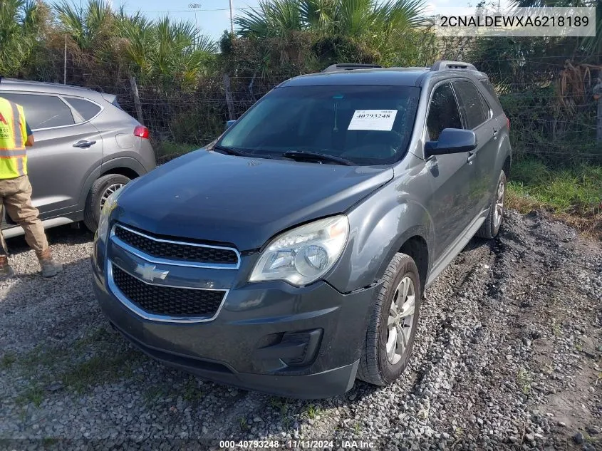 2010 Chevrolet Equinox Lt VIN: 2CNALDEWXA6218189 Lot: 40793248