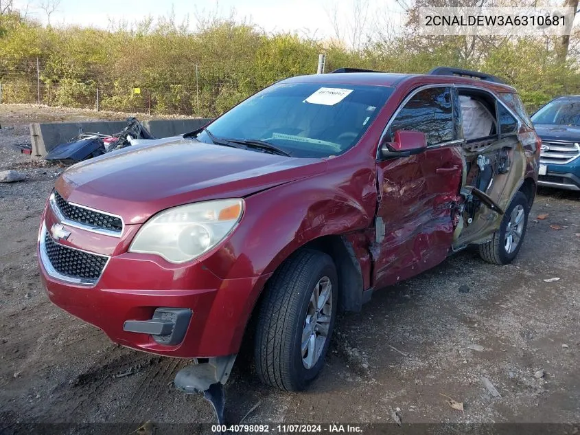 2CNALDEW3A6310681 2010 Chevrolet Equinox Lt