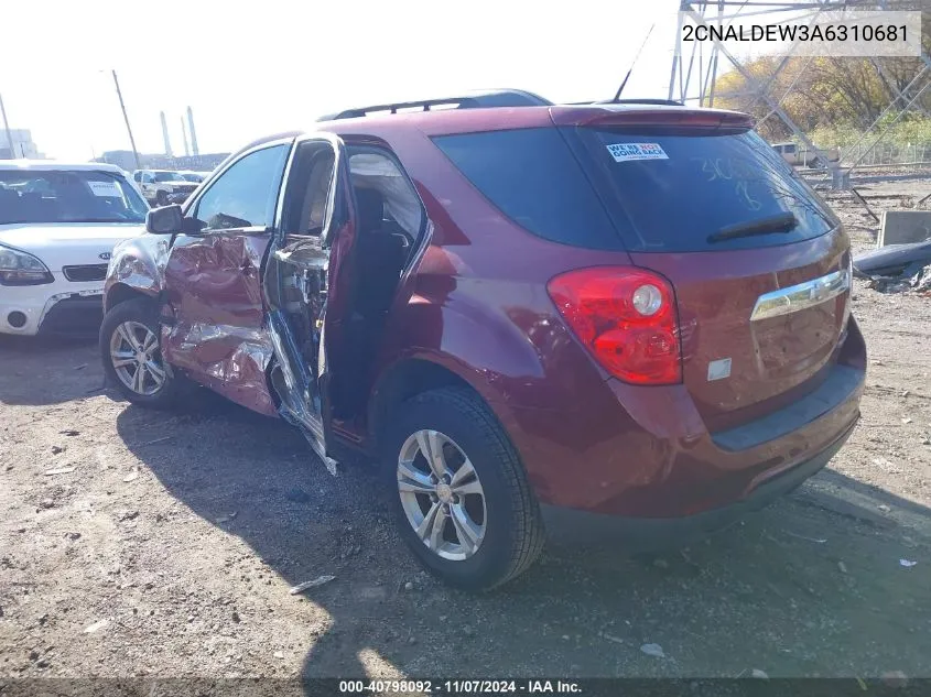 2CNALDEW3A6310681 2010 Chevrolet Equinox Lt