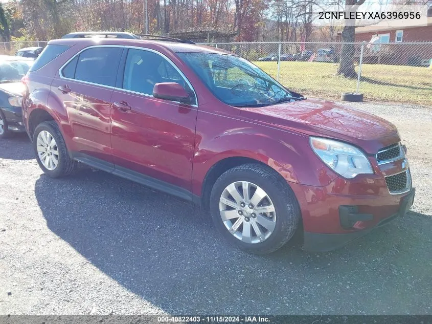 2010 Chevrolet Equinox Lt VIN: 2CNFLEEYXA6396956 Lot: 40822403