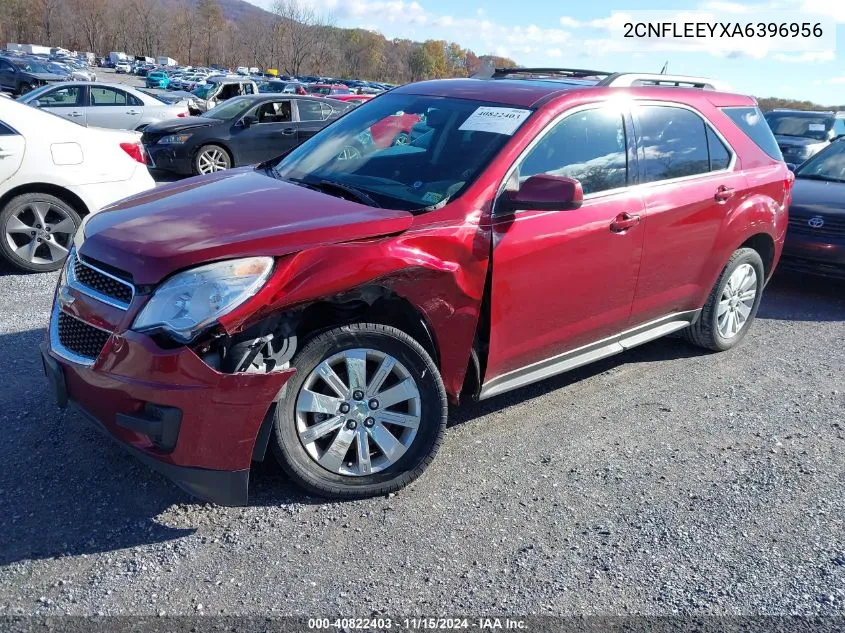 2010 Chevrolet Equinox Lt VIN: 2CNFLEEYXA6396956 Lot: 40822403