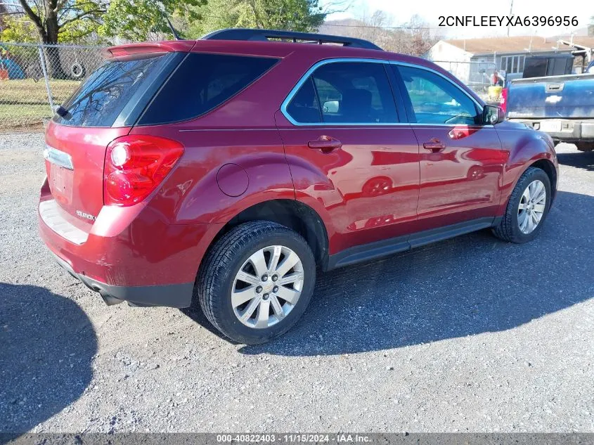 2010 Chevrolet Equinox Lt VIN: 2CNFLEEYXA6396956 Lot: 40822403