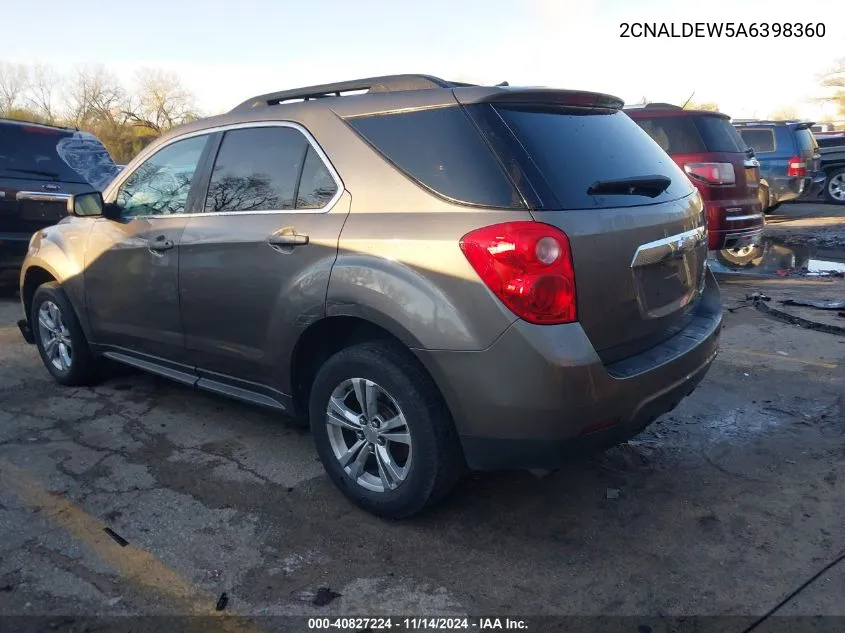 2010 Chevrolet Equinox Lt VIN: 2CNALDEW5A6398360 Lot: 40827224