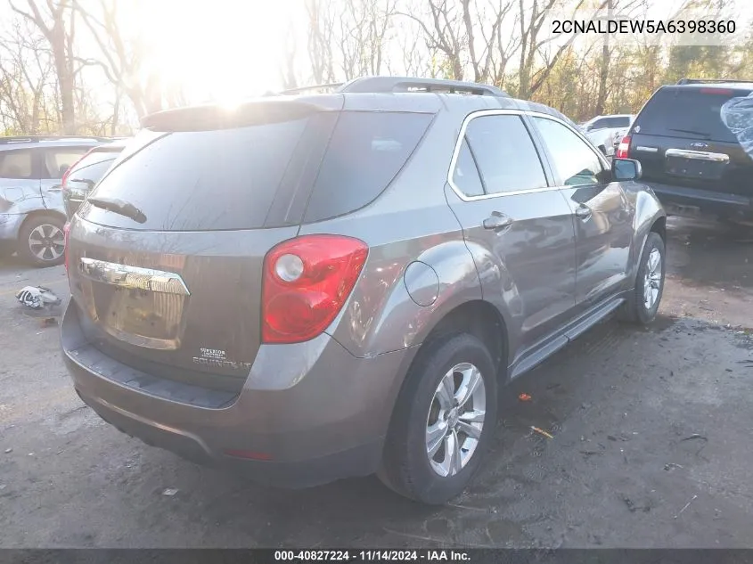 2010 Chevrolet Equinox Lt VIN: 2CNALDEW5A6398360 Lot: 40827224