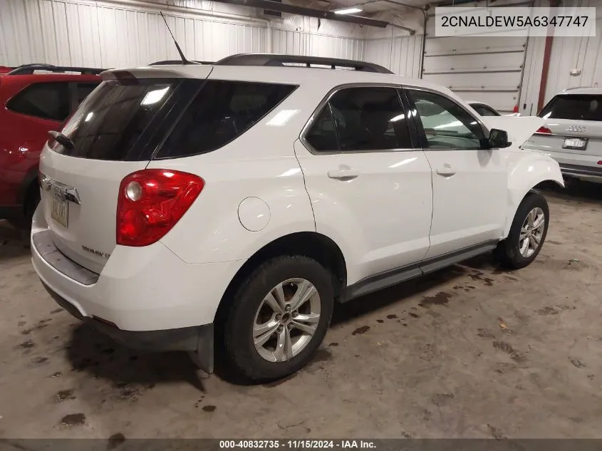 2010 Chevrolet Equinox Lt VIN: 2CNALDEW5A6347747 Lot: 40832735