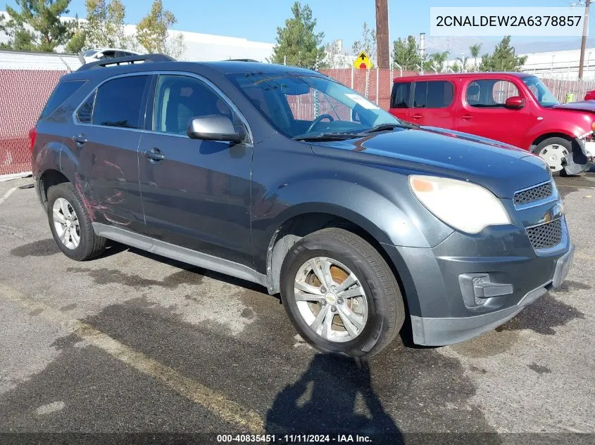 2010 Chevrolet Equinox Lt VIN: 2CNALDEW2A6378857 Lot: 40835451