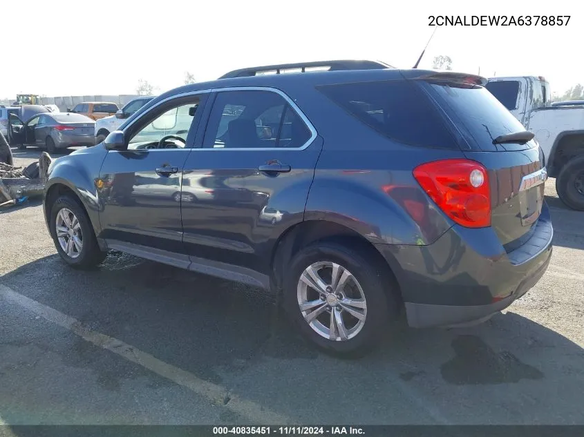 2010 Chevrolet Equinox Lt VIN: 2CNALDEW2A6378857 Lot: 40835451