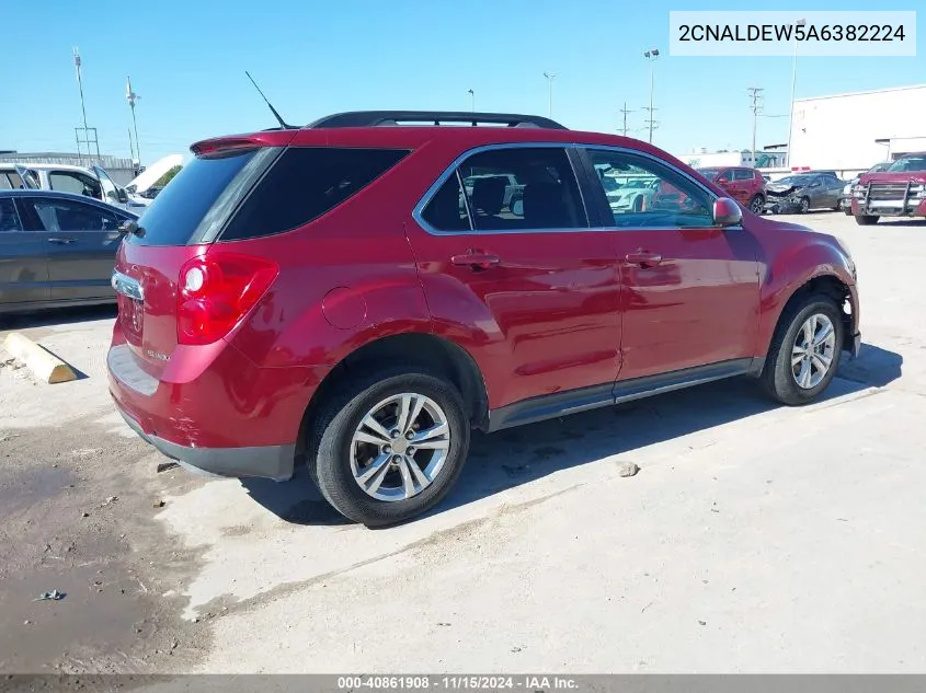 2010 Chevrolet Equinox Lt VIN: 2CNALDEW5A6382224 Lot: 40861908