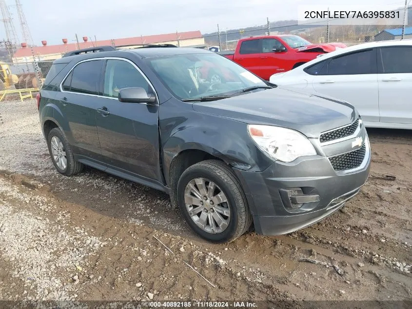 2010 Chevrolet Equinox Lt VIN: 2CNFLEEY7A6395831 Lot: 40892185