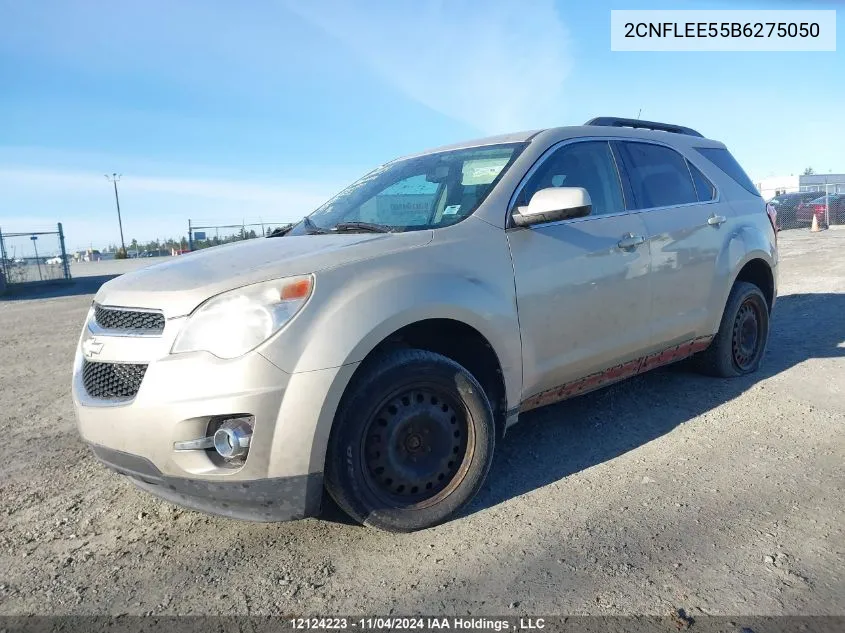 2011 Chevrolet Equinox VIN: 2CNFLEE55B6275050 Lot: 12124223