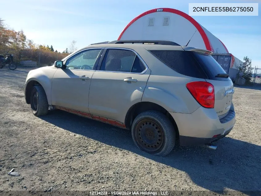 2011 Chevrolet Equinox VIN: 2CNFLEE55B6275050 Lot: 12124223