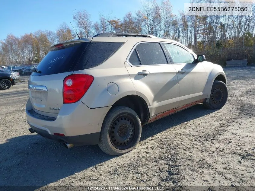 2011 Chevrolet Equinox VIN: 2CNFLEE55B6275050 Lot: 12124223