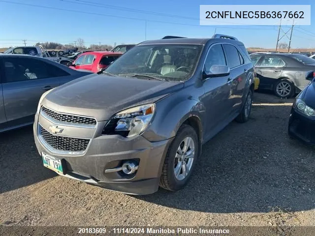 2011 Chevrolet Equinox Lt VIN: 2CNFLNEC5B6367662 Lot: 20183609