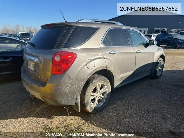 2011 Chevrolet Equinox Lt VIN: 2CNFLNEC5B6367662 Lot: 20183609