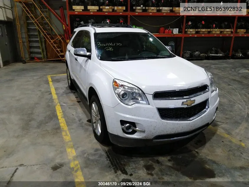 2CNFLGE51B6392832 2011 Chevrolet Equinox Ltz