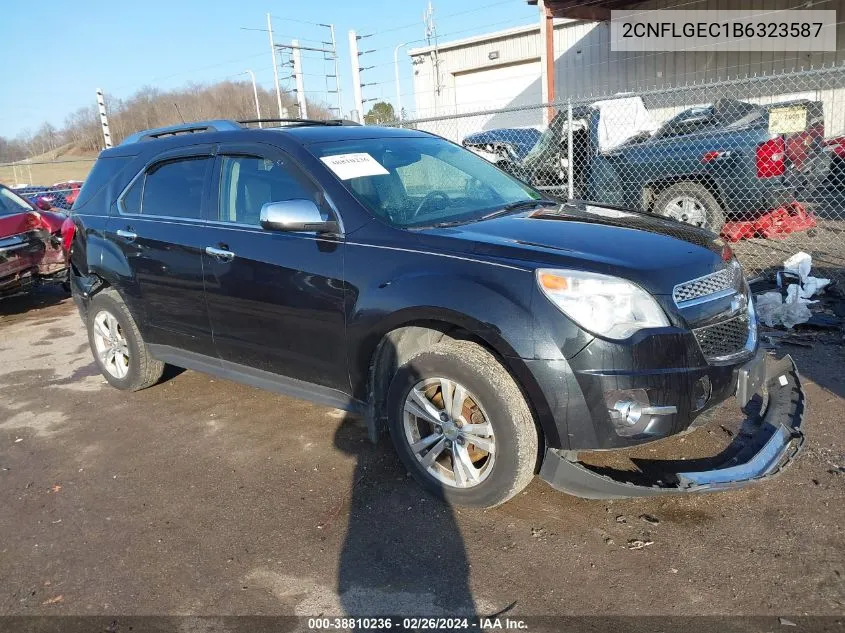 2011 Chevrolet Equinox Ltz VIN: 2CNFLGEC1B6323587 Lot: 38810236