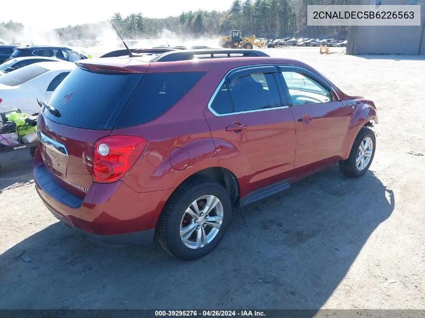 2011 Chevrolet Equinox 1Lt VIN: 2CNALDEC5B6226563 Lot: 39295276