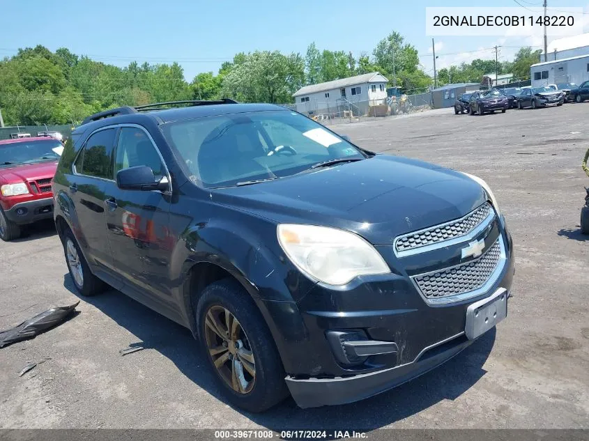 2011 Chevrolet Equinox 1Lt VIN: 2GNALDEC0B1148220 Lot: 39671008