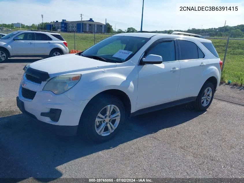 2CNALDEC3B6391415 2011 Chevrolet Equinox 1Lt