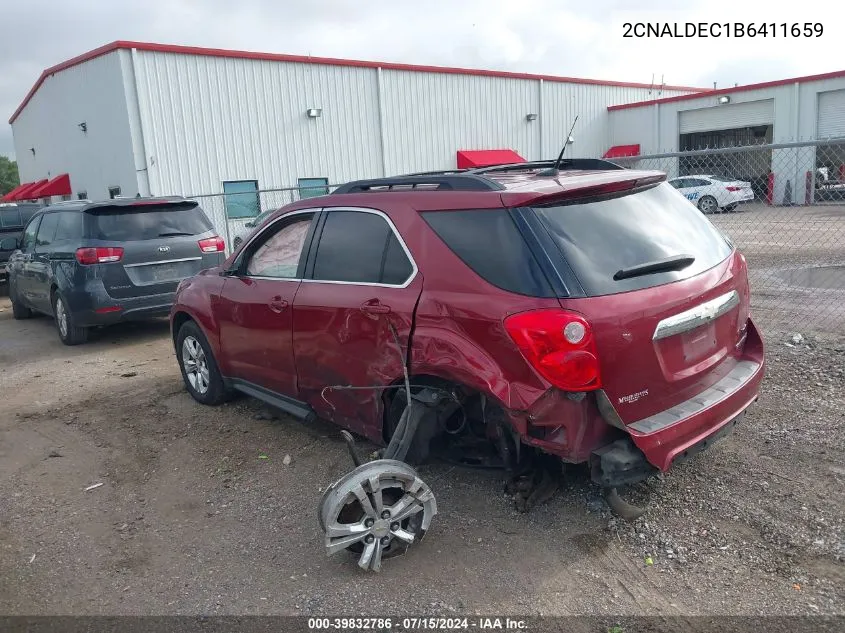 2011 Chevrolet Equinox 1Lt VIN: 2CNALDEC1B6411659 Lot: 39832786