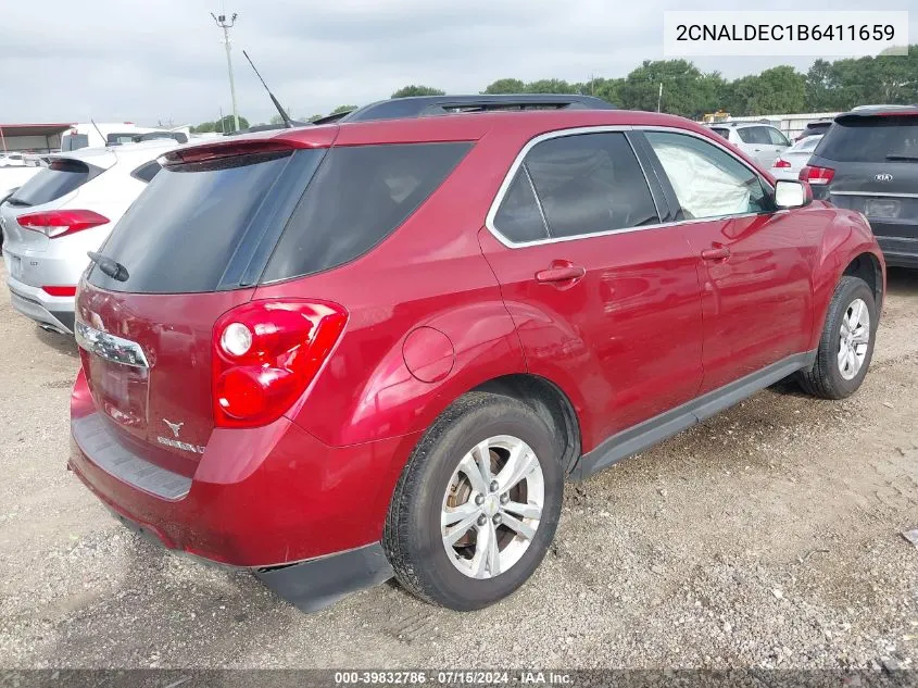 2011 Chevrolet Equinox 1Lt VIN: 2CNALDEC1B6411659 Lot: 39832786